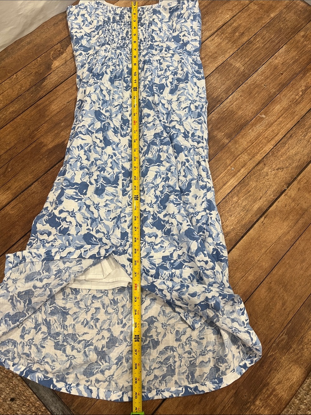 Quince 100% European Linen Scoop Neck Midi Dress Medium - Picture 14 of 15